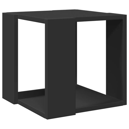 Coffee Table Black 32x32x30 cm Engineered Wood