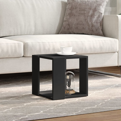 Coffee Table Black 32x32x30 cm Engineered Wood