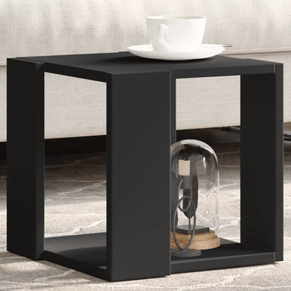 Coffee Table Black 32x32x30 cm Engineered Wood