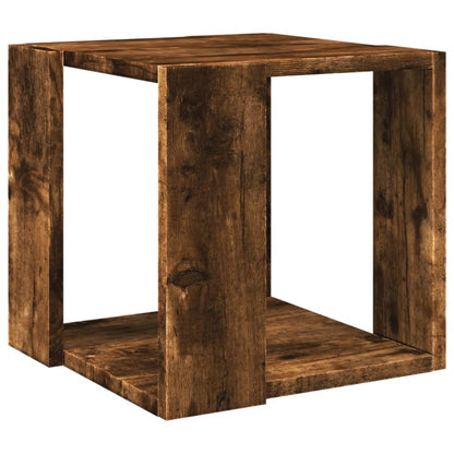 Coffee Table Smoked Oak 32x32x30 cm Engineered Wood