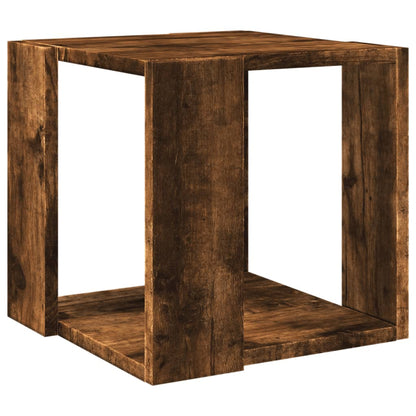 Coffee Table Smoked Oak 32x32x30 cm Engineered Wood