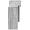 Dressing Table with LED Grey Sonoma 115x37x110.5 cm