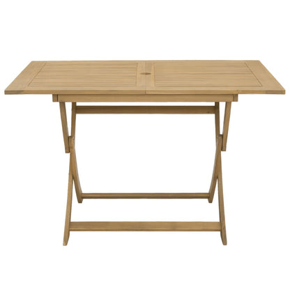 5 Piece Garden Dining Set Solid Wood Acacia