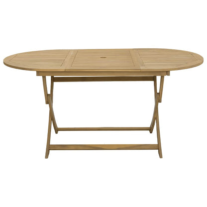 7 Piece Garden Dining Set Solid Wood Acacia