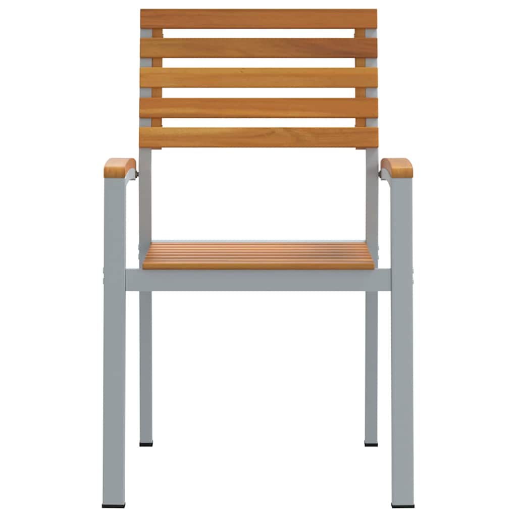 Garden Chair 6 pcs Brown 56 x 57 x 87 cm Solid Acacia Wood