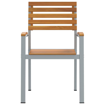 Garden Chair 6 pcs Brown 56 x 57 x 87 cm Solid Acacia Wood