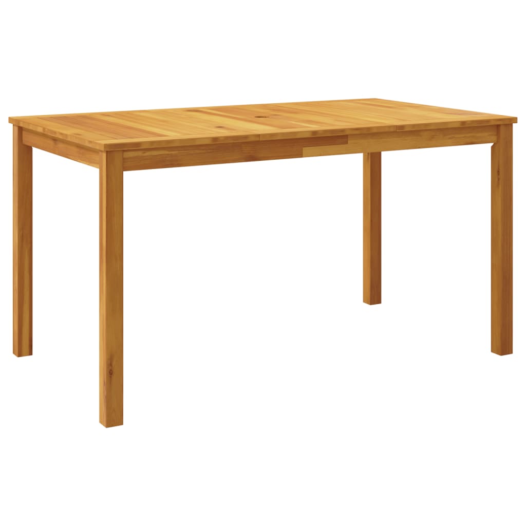 5 Piece Patio Dining Set 55.1"x31.5"x29.1" Solid Wood Acacia