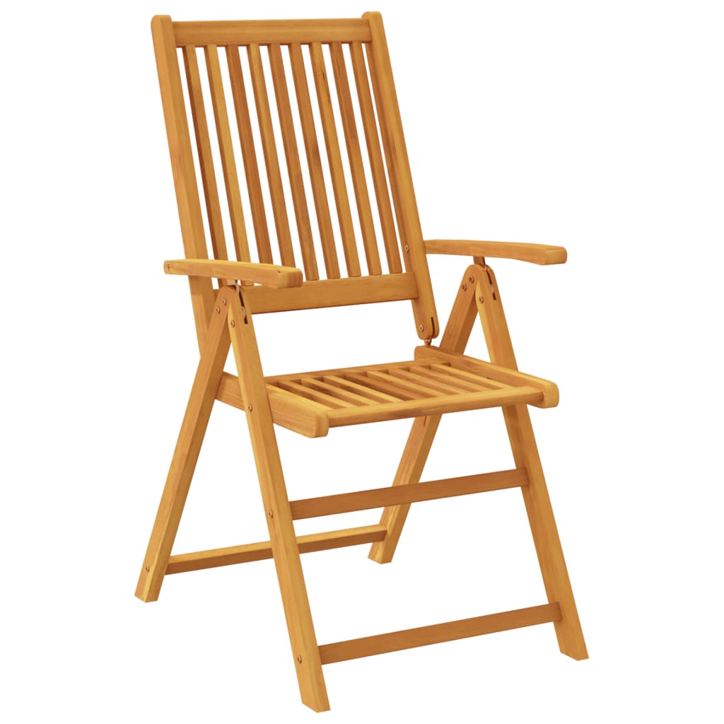 5 Piece Patio Dining Set 55.1"x31.5"x29.1" Solid Wood Acacia