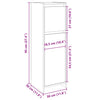 Bathroom Cabinet Sonoma Oak 30x30x95 cm Engineered Wood