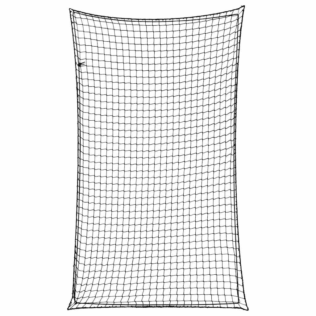 Trailer Net with Elastic Rope Black 2.1x1.25 m PP