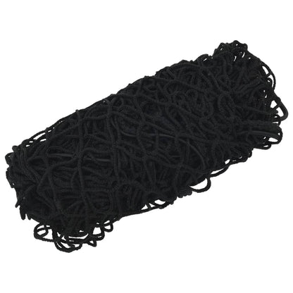 Trailer Net with Elastic Rope Black 4x2.5 m PP