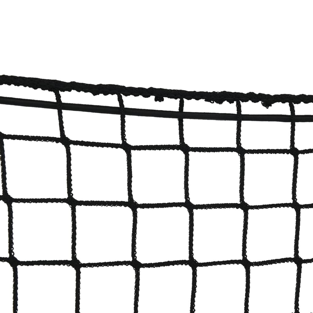 Trailer Net with Elastic Rope Black 4x2.5 m PP