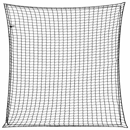 Trailer Net with Elastic Rope Black 3x3 m PP