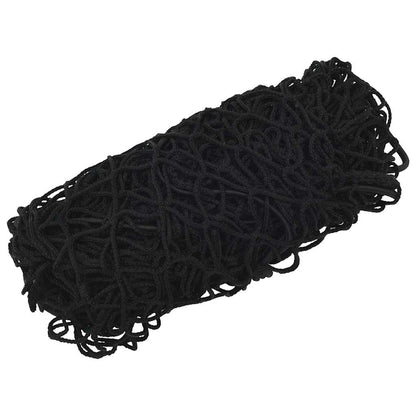Trailer Net with Elastic Rope Black 3x3 m PP