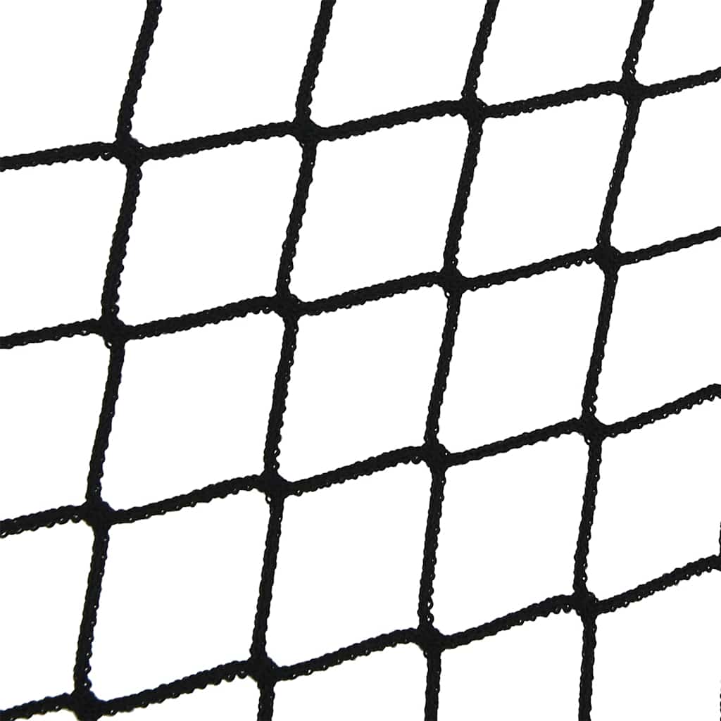 Trailer Net with Elastic Rope Black 3x3 m PP
