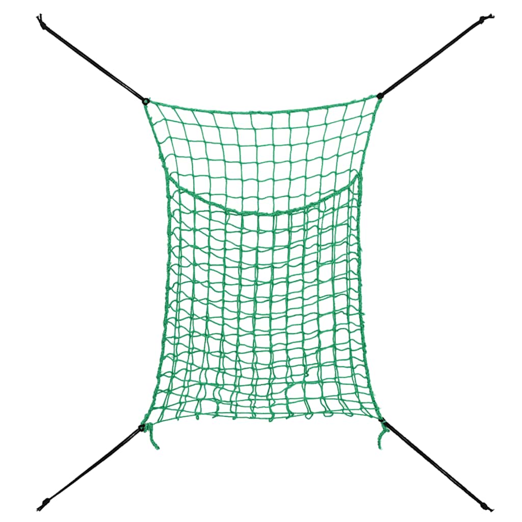 Hay Nets 2 pcs Rectangular Green 90x60 cm PP
