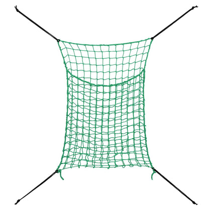 Hay Nets 2 pcs Rectangular Green 90x60 cm PP