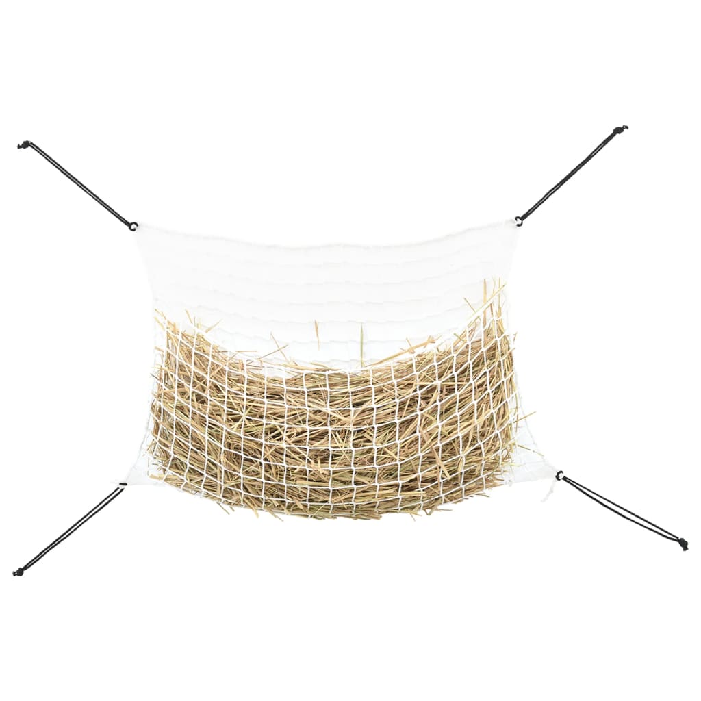 Hay Nets 2 pcs Rectangular White 150x90 cm PP