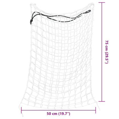 Hay Nets 2 pcs Round White 75x50 cm PP