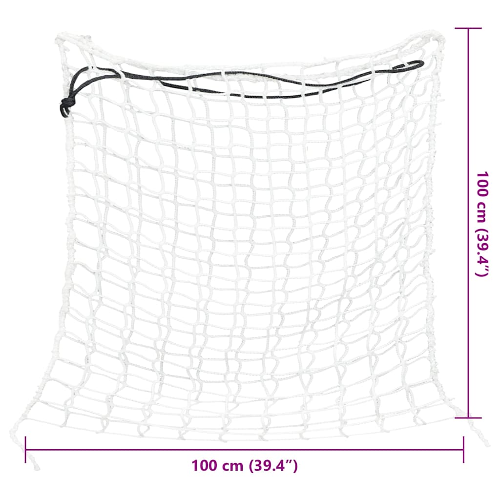Hay Nets 2 pcs Round White 100x100 cm PP