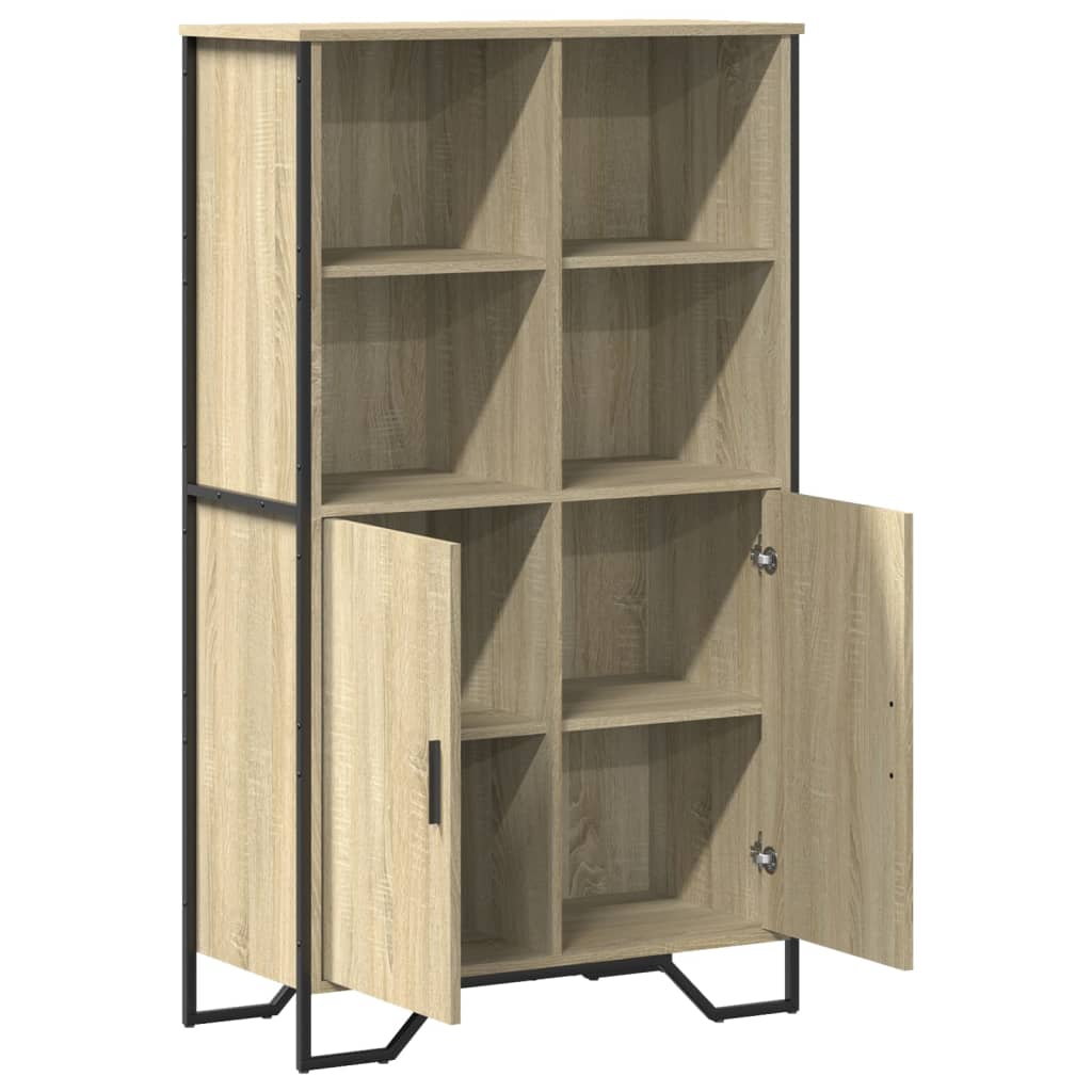 Highboard Sonoma Oak 79.5x35.5x137.5 cm Engineered wood
