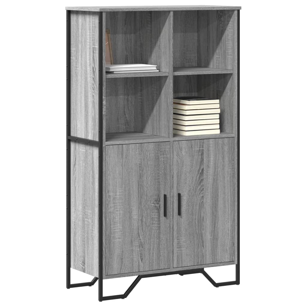 Highboard Grey Sonoma 79.5x35.5x137.5 cm Engineered wood