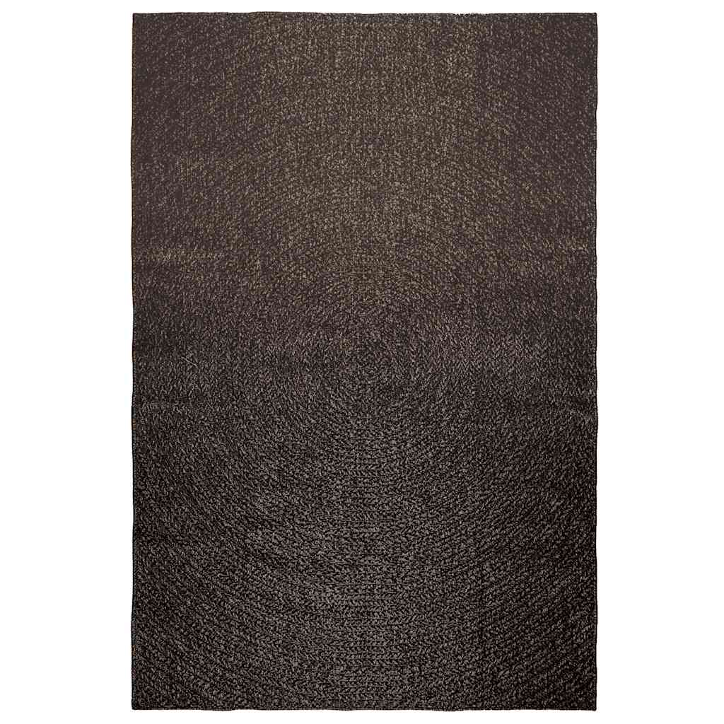 Rug ZIZUR Anthracite 160x230 cm Jute Look Indoor and Outdoor
