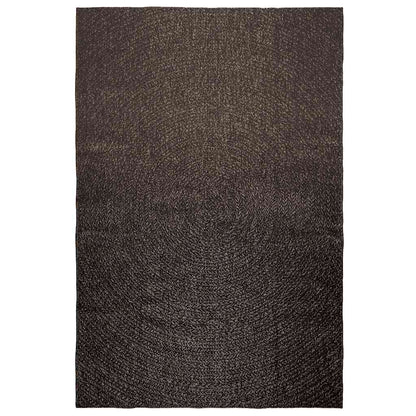 Rug ZIZUR Anthracite 160x230 cm Jute Look Indoor and Outdoor