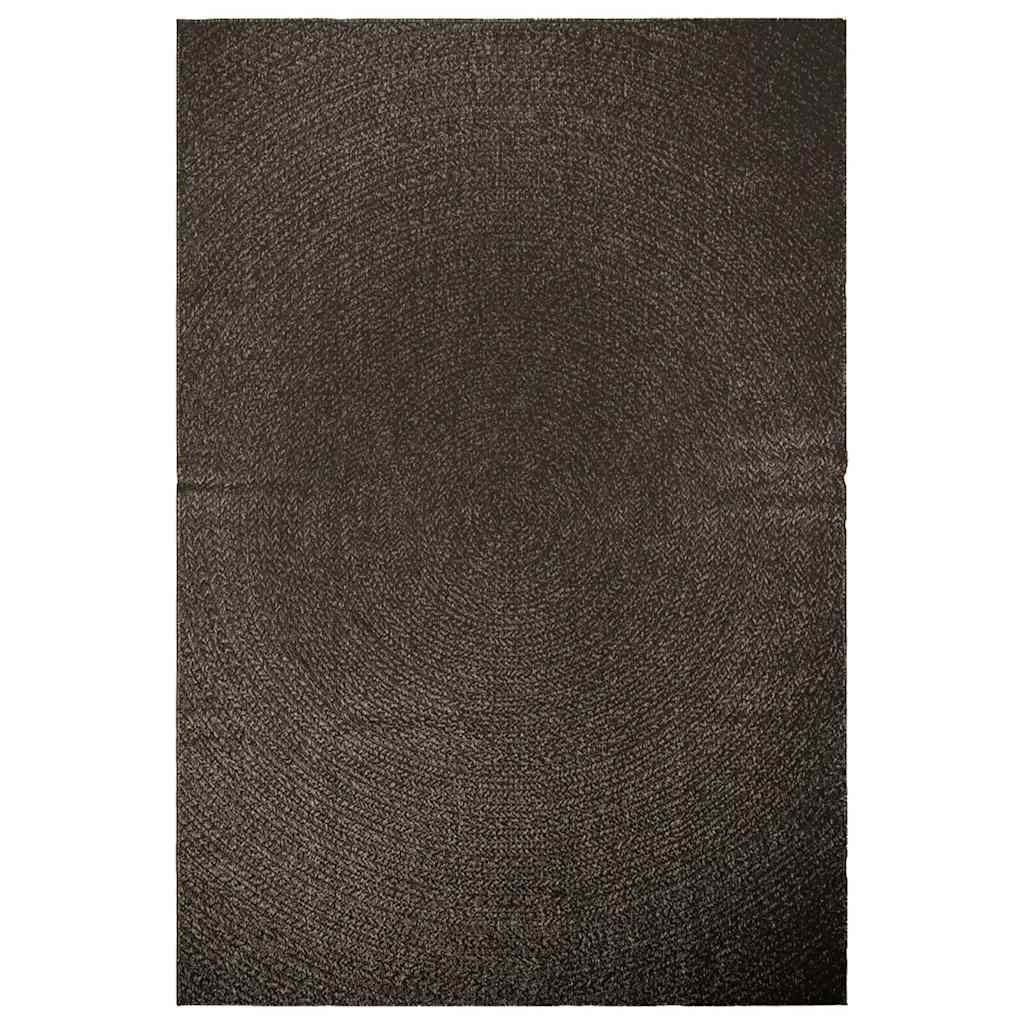 Rug ZIZUR Anthracite 200x290 cm Jute Look Indoor and Outdoor
