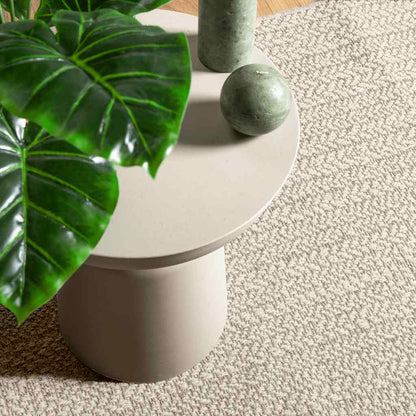 Rug ZIZUR Cream 80x150 cm Jute Look Indoor and Outdoor