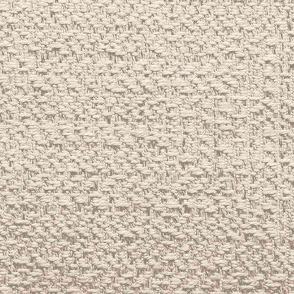 Rug ZIZUR Cream 120x120 cm Jute Look Indoor and Outdoor