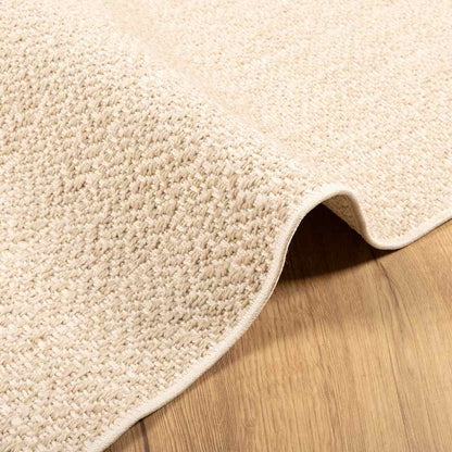 Rug ZIZUR Beige 80x250 cm Jute Look Indoor and Outdoor