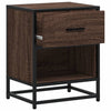 Bedside Cabinet Brown Oak 40x31x50 cm Engineered Wood