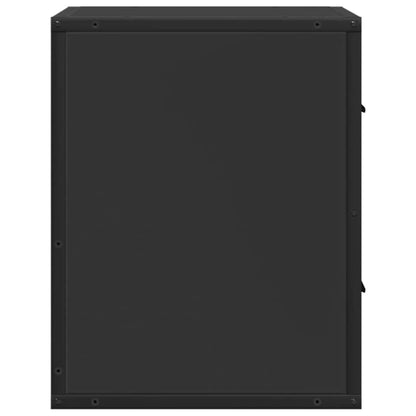 Wall-mounted Bedside Cabinets 2 pcs Black 40x31x39.5 cm