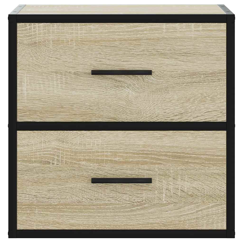 Wall-mounted Bedside Cabinet Sonoma Oak 40x31x39.5 cm