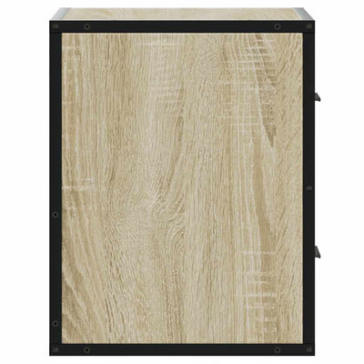 Wall-mounted Bedside Cabinets 2 pcs Sonoma Oak 40x31x39.5 cm