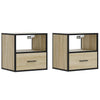 Wall-mounted Bedside Cabinets 2 pcs Sonoma Oak 40x31x39.5 cm