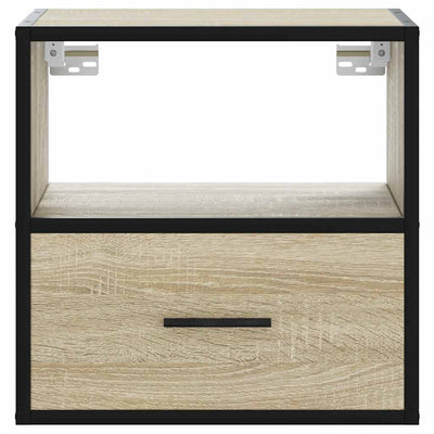 Wall-mounted Bedside Cabinets 2 pcs Sonoma Oak 40x31x39.5 cm