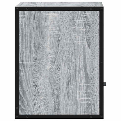 Wall-mounted Bedside Cabinets 2 pcs Grey Sonoma 40x31x39.5 cm