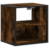 Wall-mounted Bedside Cabinets 2 pcs Smoked Oak 40x31x39.5 cm