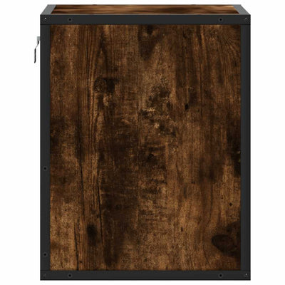 Wall-mounted Bedside Cabinets 2 pcs Smoked Oak 40x31x39.5 cm