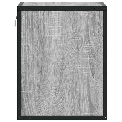 Wall-mounted Bedside Cabinets 2 pcs Grey Sonoma 40x31x39.5 cm