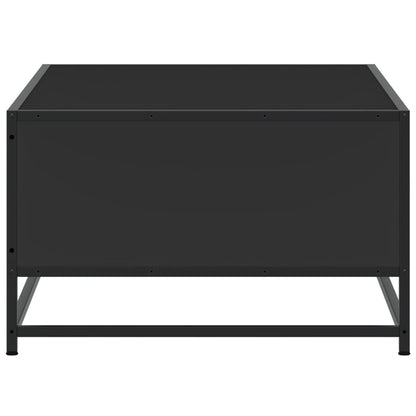 Coffee Table Black 100x57x35 cm Engineered Wood and Metal