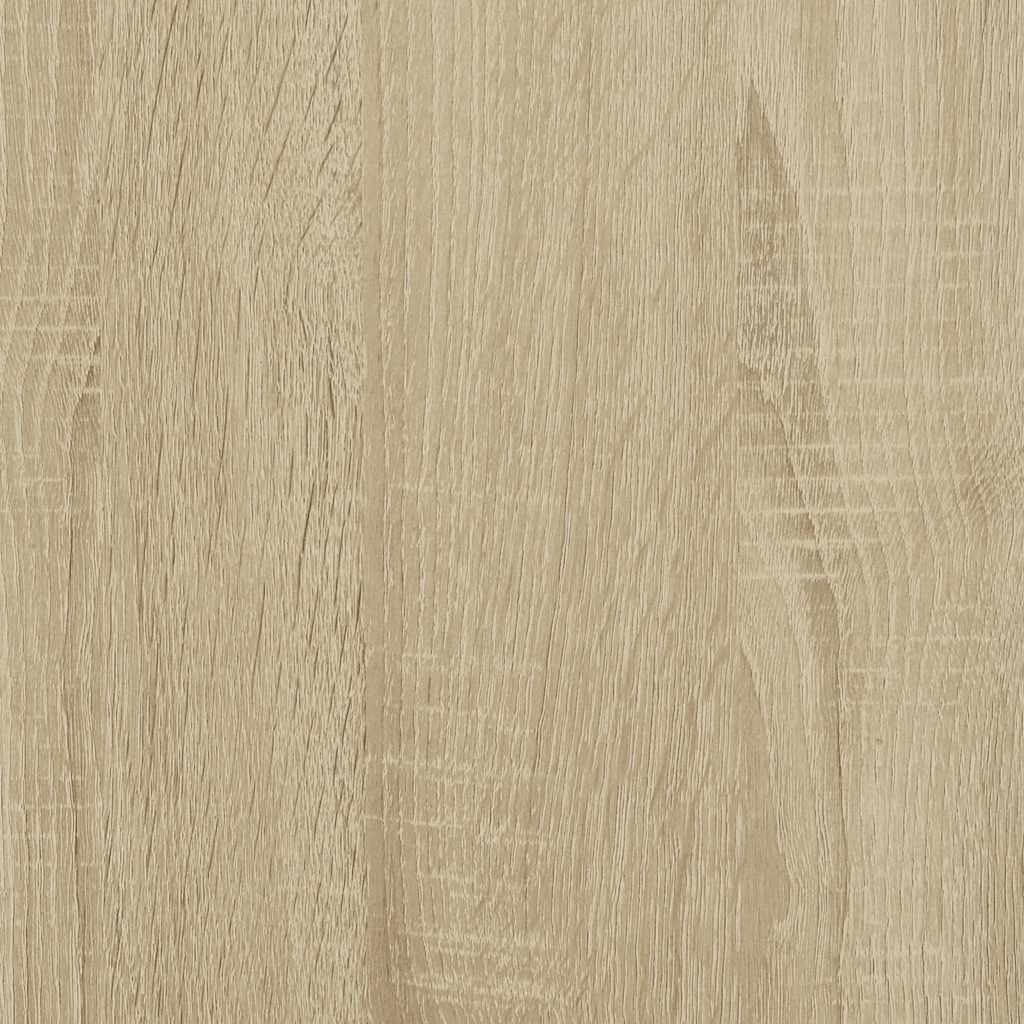 Storage Box with Lid Sonoma Oak 60x40x51.5 cm Engineered Wood