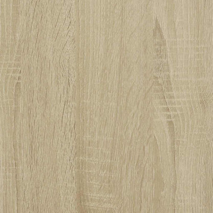 Storage Box with Lid Sonoma Oak 60x40x51.5 cm Engineered Wood