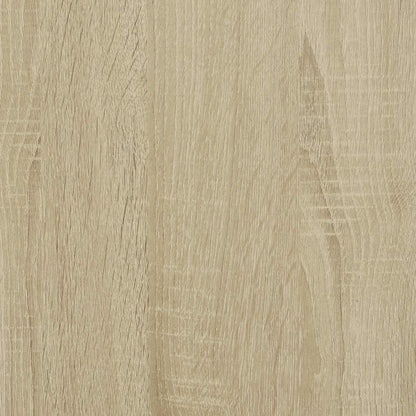 TV Cabinet Sonoma Oak 100x34.5x40 cm Engineered Wood and Metal
