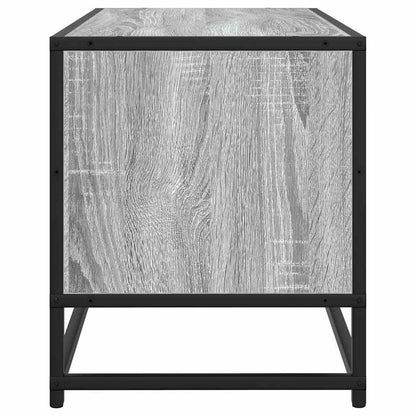 TV Cabinet Grey Sonoma 100x34.5x40 cm Engineered Wood and Metal