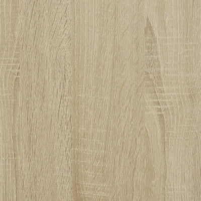TV Cabinet Sonoma Oak 100x35x41 cm Engineered Wood and Metal