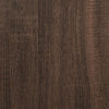 TV Cabinet Brown Oak 120.5x40x46 cm Engineered Wood and Metal