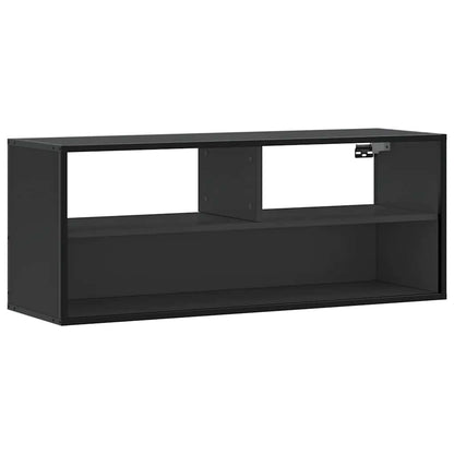 TV Cabinet Black 100x31x39.5 cm Engineered Wood and Metal